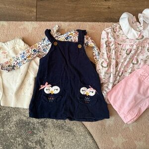 Cat & Jack Kids Matching Set - Navy, Pink, White